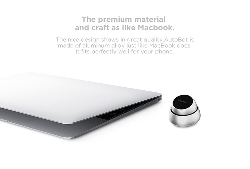 Xiaomi Autobot Q Magnetic Phone Holder - แท่นยึดโทรศัพท์แบบแม่เหล็ก (สีเงิน)