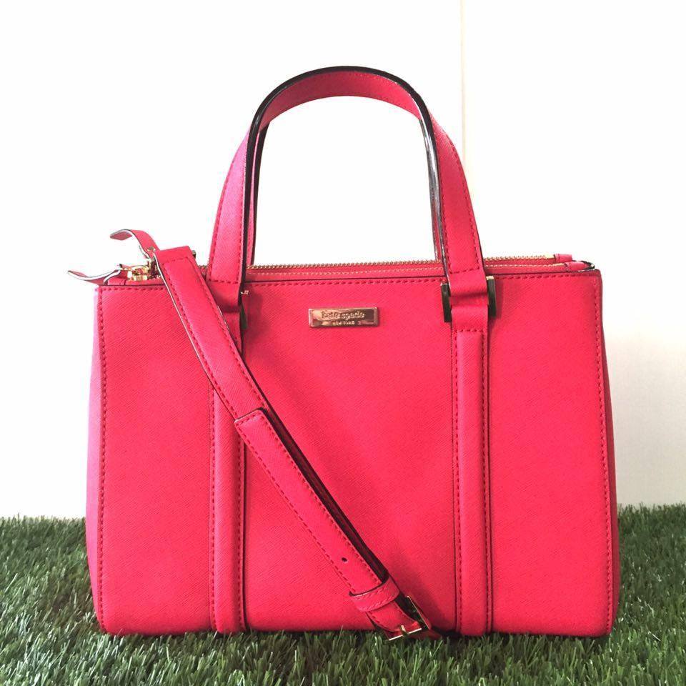ของแท้ Kate Spade wkru2462 608 Small Loden Newbury Lane Desert Rose