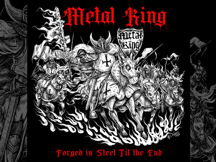 METAL KING 'Forged in Steel Till the End' CD