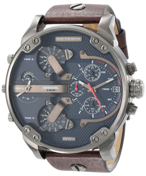 Diesel DZ7314 นาฬิกาผู้ชาย Diesel รุ่น DZ7314, Mr. Daddy 2.0 Four Time Zone Men's Watch