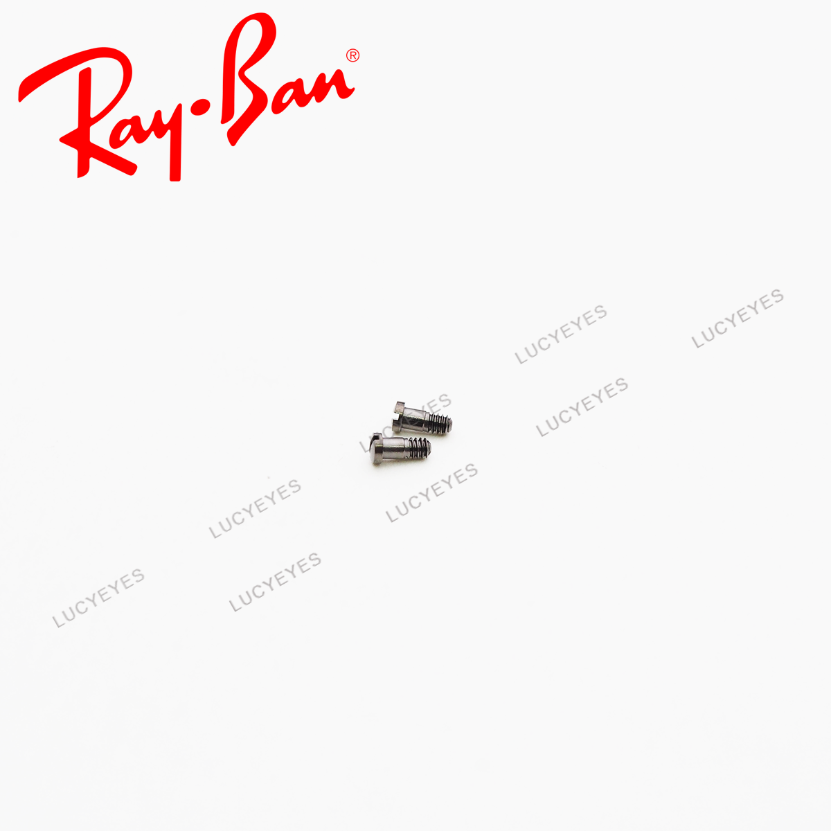 น๊อตแว่น RAYBAN แท้ 100% RX7029F สีเงิน