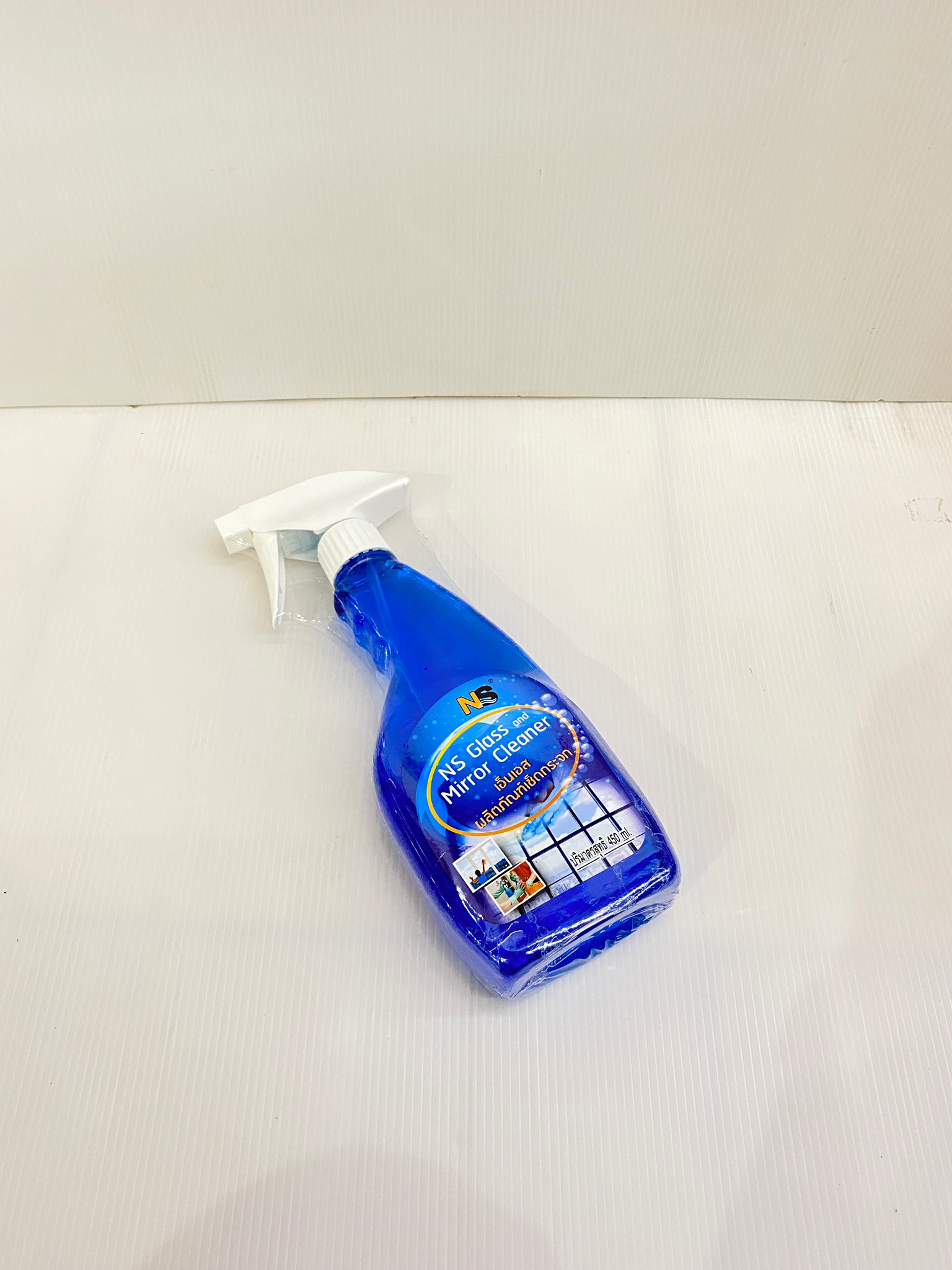 NS HOME น้ำยาเช็ดกระจก รุ่น MOP-060 แบบสเปรย์ ขนาด450ml. ใช้ได้กับกระจกทุกชนิด แท้ 100%