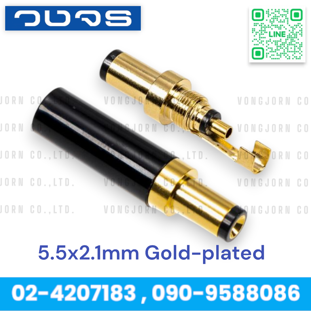 Plug DC Gold-plated Nickel-plated 4.0x1.7mm 5.5x2.1mm 5.5x2.5mm ปลั็กDCอย่างดี