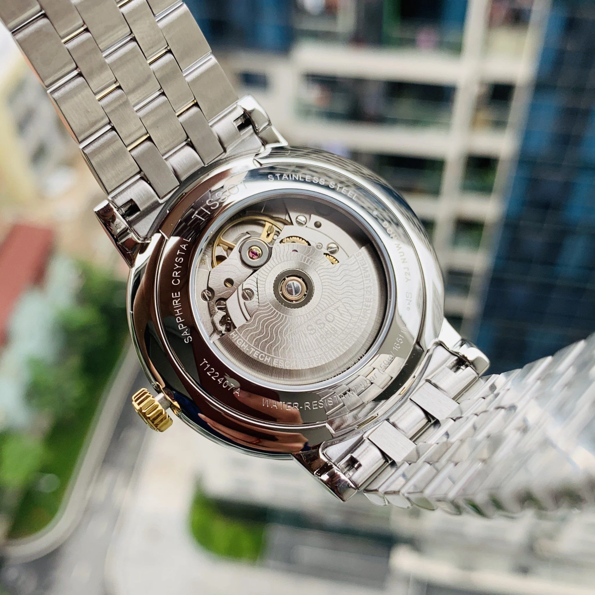 Tissot T122.407.22.031.00 นาฬิกาผู้ชาย T1224072203100, Carson Premium Powermatic 80 Men's Watch