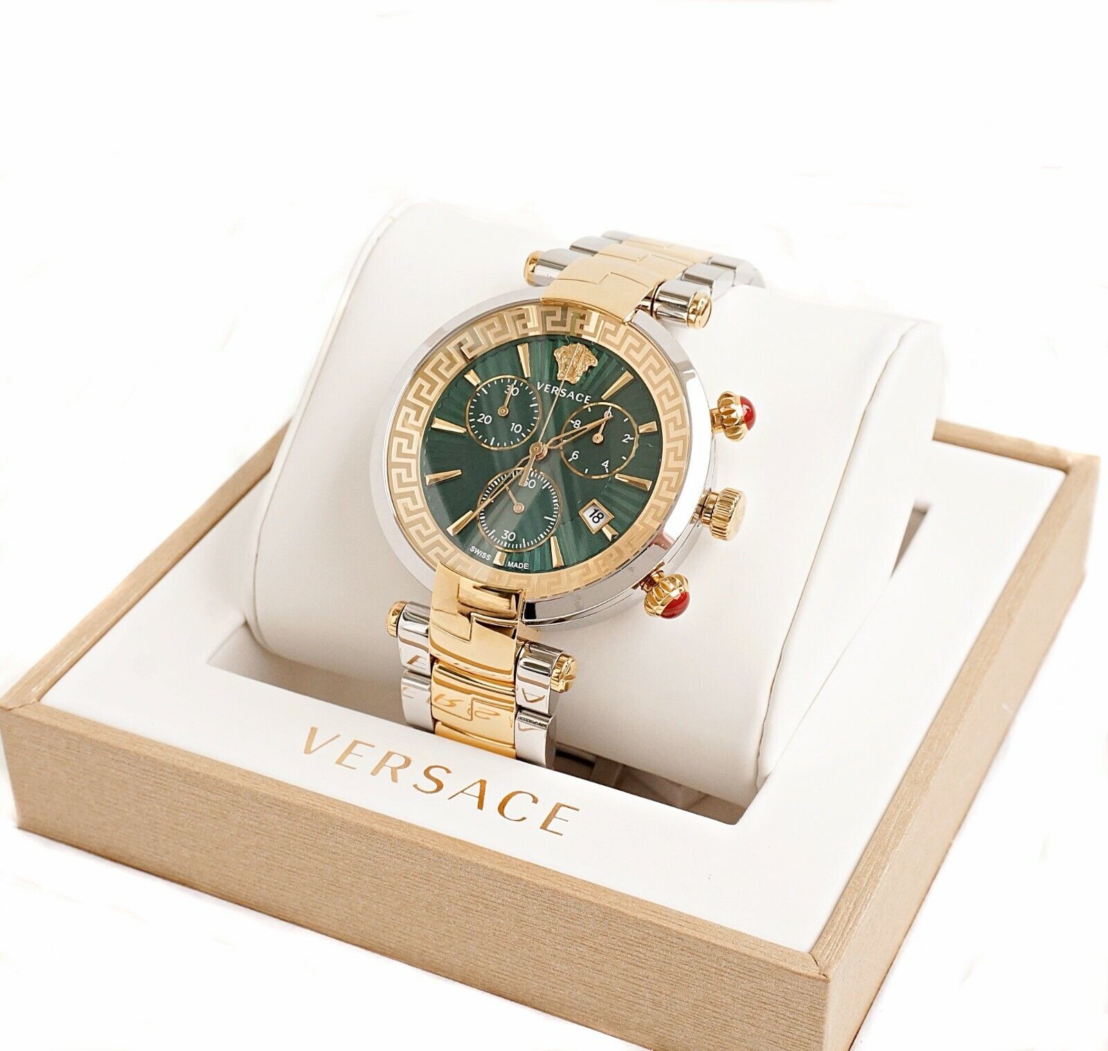 Versace VE2M00521 นาฬิกาผู้หญิง Revive Chrono Quartz Women's Watch