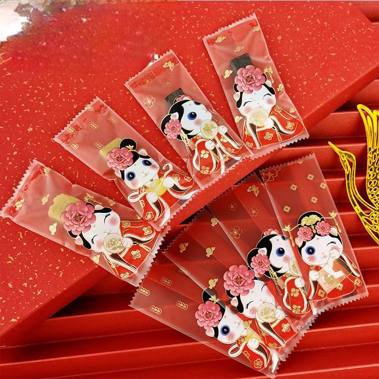 ถุงซีล ใส่ลูกอม ขนม ขนาด 4x9-9.5 ซม.จำนวน 95-100 ใบ/แพ็คและ 190-200 ใบ/แพ็ค ชุดที่ 6/6