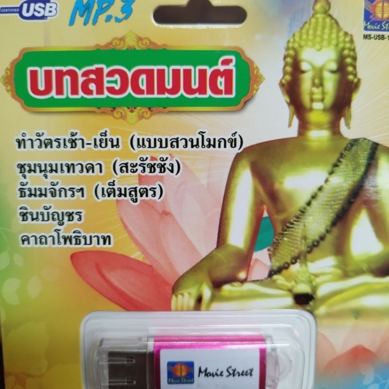 usb บทสวดมนต์ ทำวัตรเช้า-เย็น แบบสวนโมกข์ ชุมนุมเทวดา mp3 usb ms