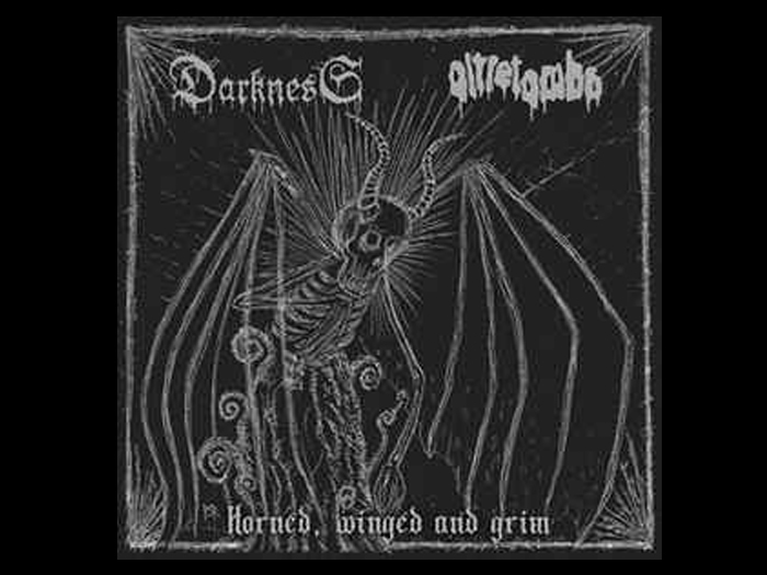 DARKNESS/ OLTRETOMBA'Horned,winged and grim' CD