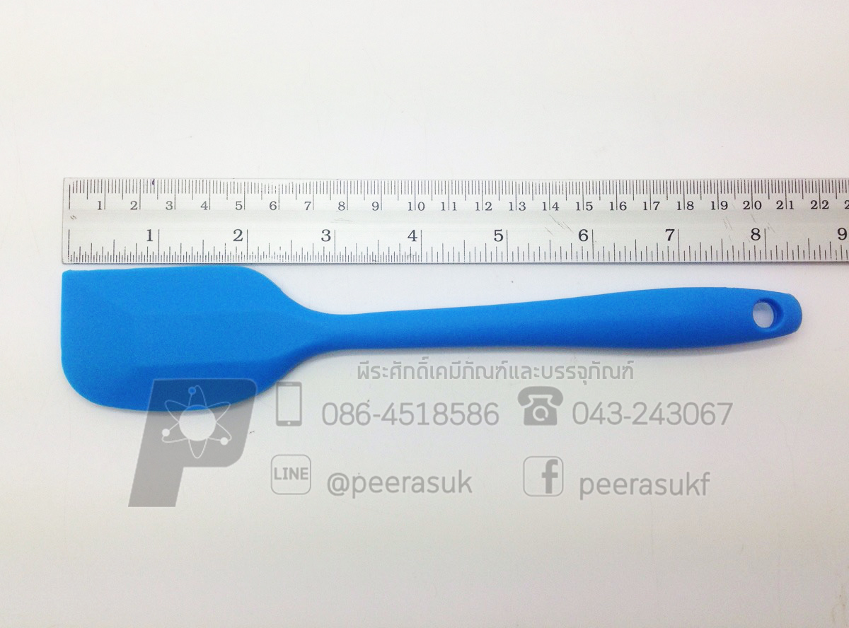 ไม้พายซิลิโคน 8.5 นิ้ว สีน้ำเงิน