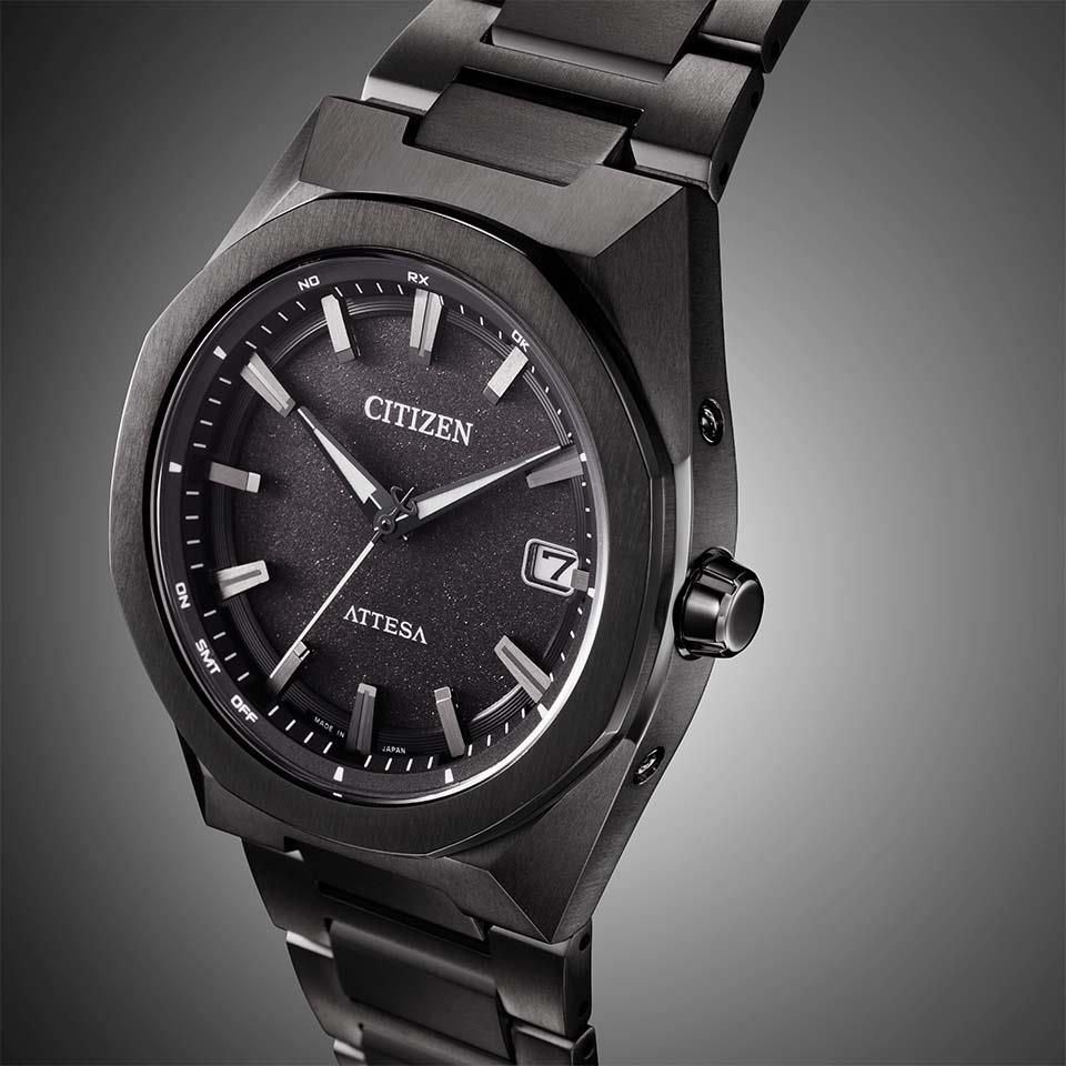 Citizen CB3045-61E นาฬิกาผู้ชาย Eco-Drive Attesa Titanium Radio-Controlled Made in Japan Men's Watch