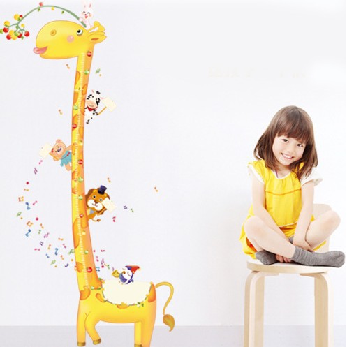 สติ๊กเกอร์ตกแต่งผนัง ขนาด 60x90 ซม. เนื้อ PVC มีกาวในตัว ไม่ทำลายผนัง เซต 1/3