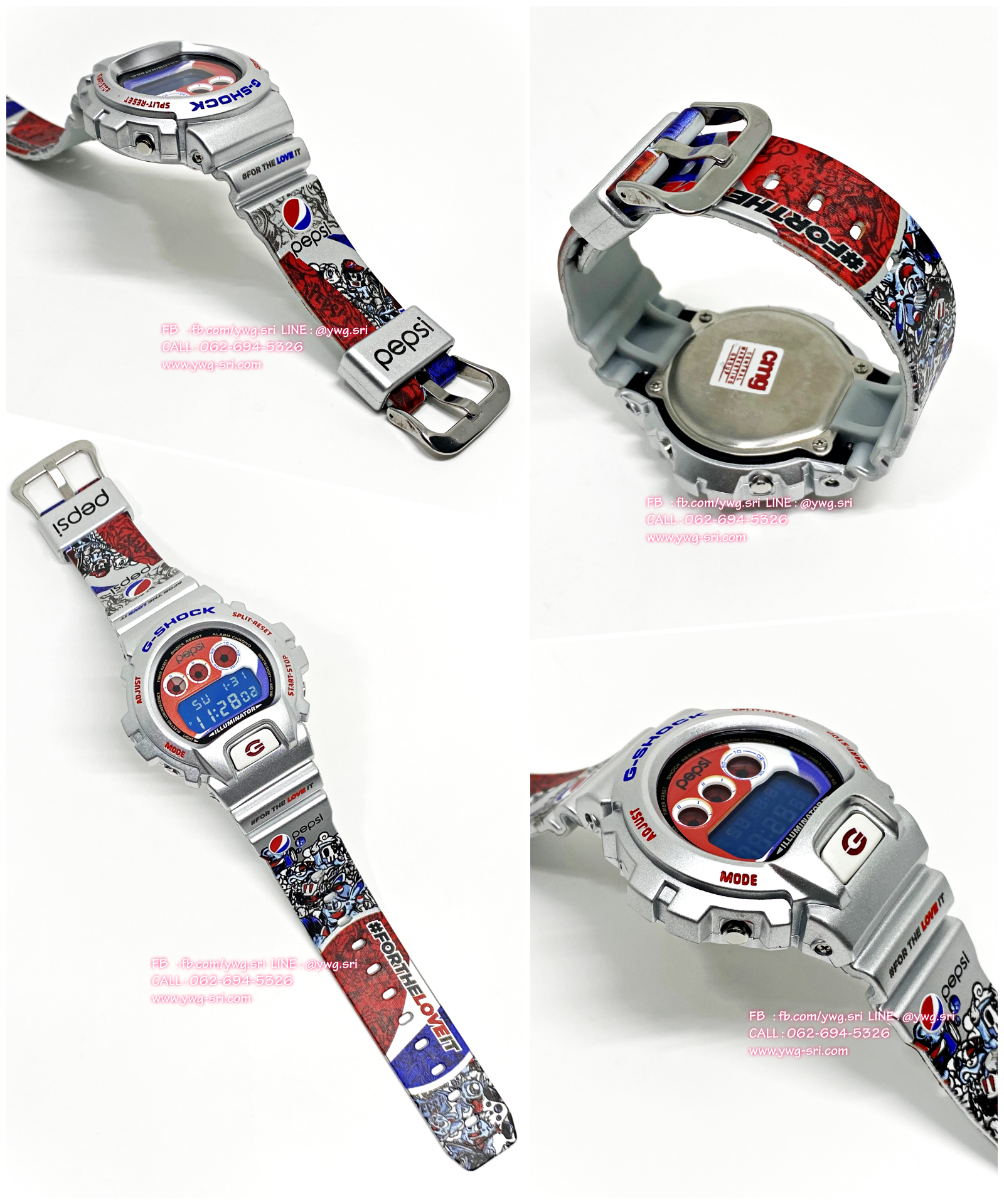 G-SHOCK CUSTOM Pepsi (DW-6900)