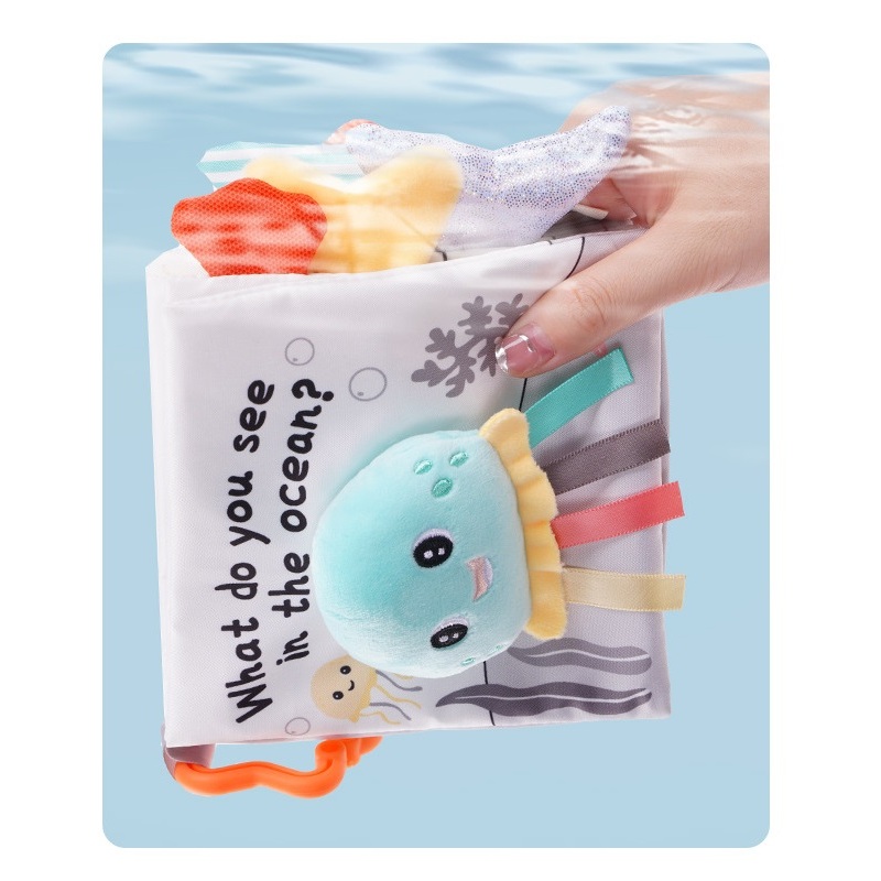 Sozzy หนังสือผ้า ลายโอเชี่ยน ลายจังเกิ้ล