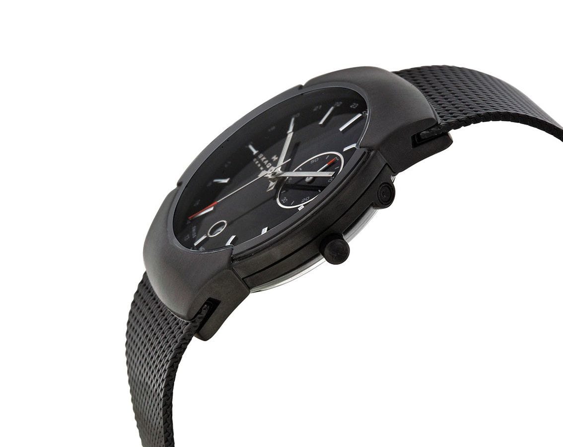 Skagen 983XLBB นาฬิกาผู้ชาย Black Stainless Steel Men's Watch