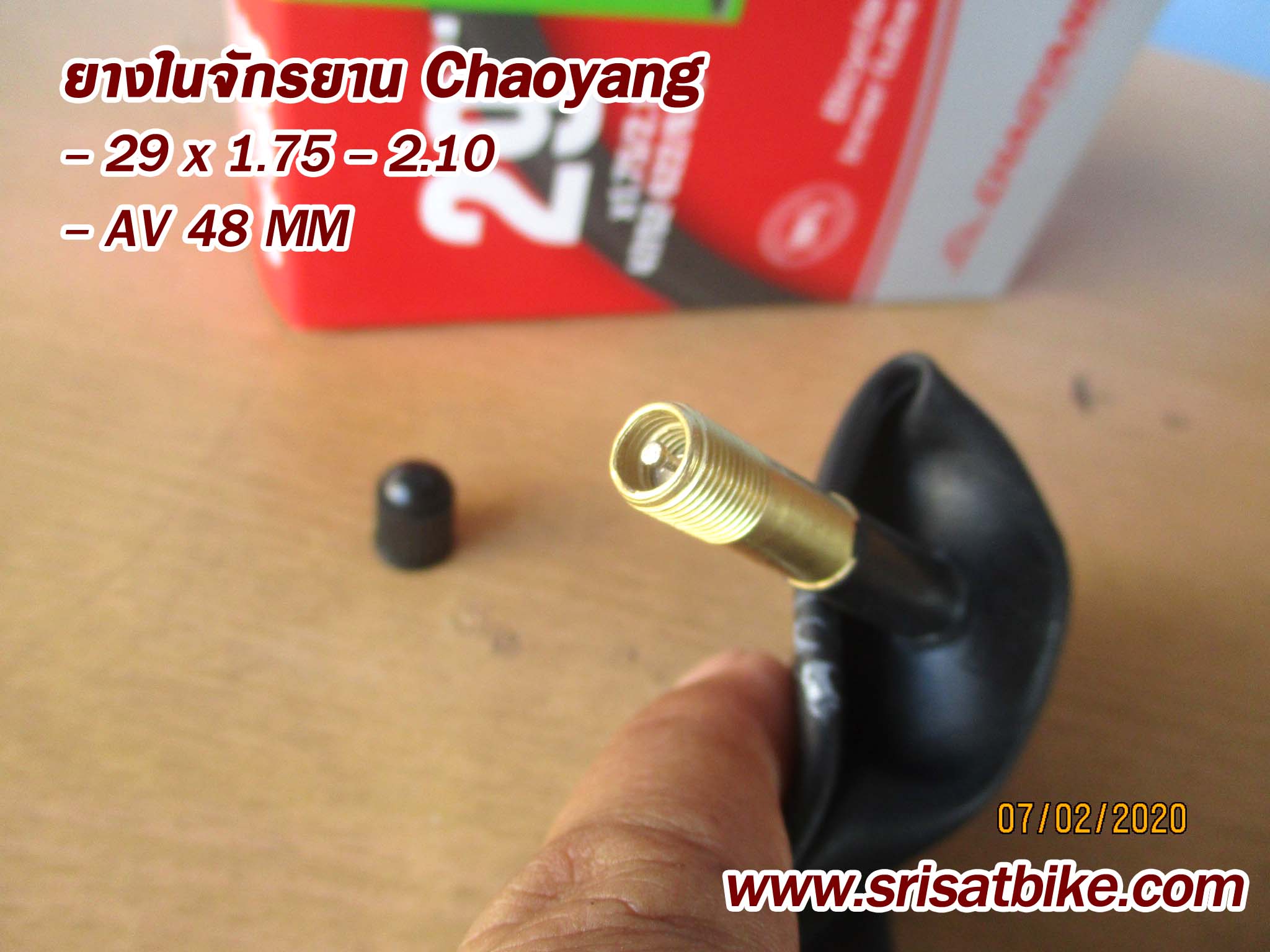 ยางในจักรยาน 29 x 1.75 - 2.10 Chaoyang - จุ๊บใหญ -