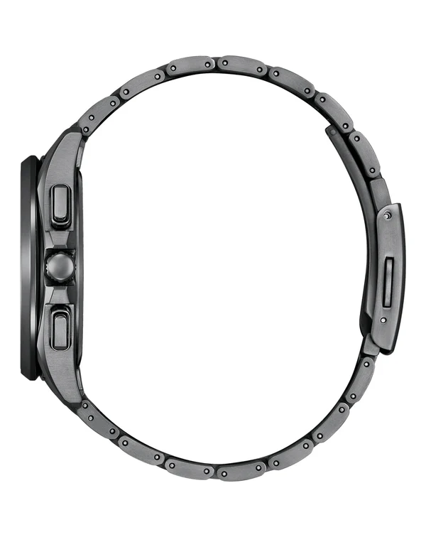 Citizen BY1006-62E นาฬิกาผู้ชาย Eco-Drive Attesa Moon Phase Radio Controlled Men's Watch