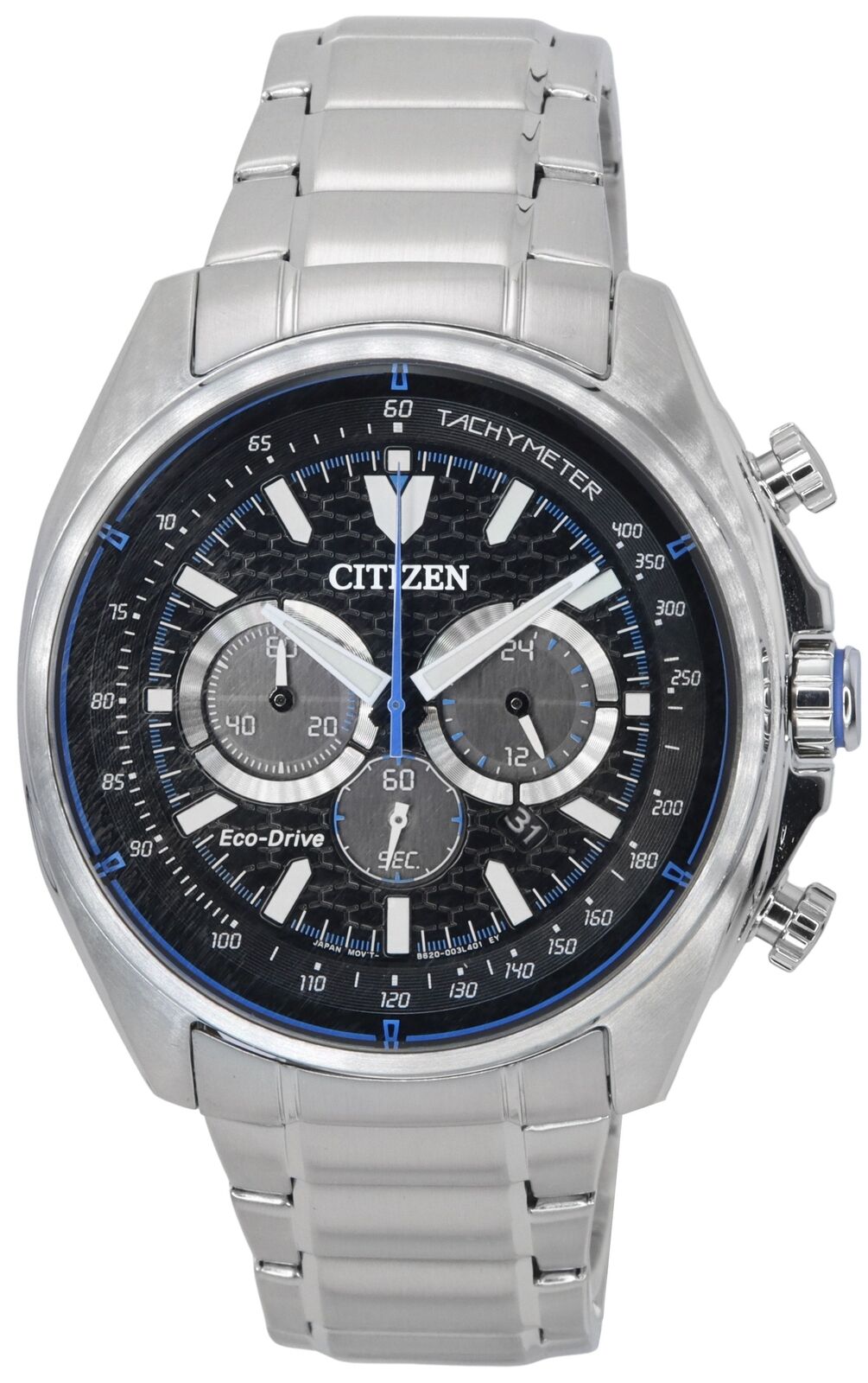 Citizen CA4560-81E นาฬิกาผู้ชาย Eco-Drive Chronograph Tachymeter Men's Watch