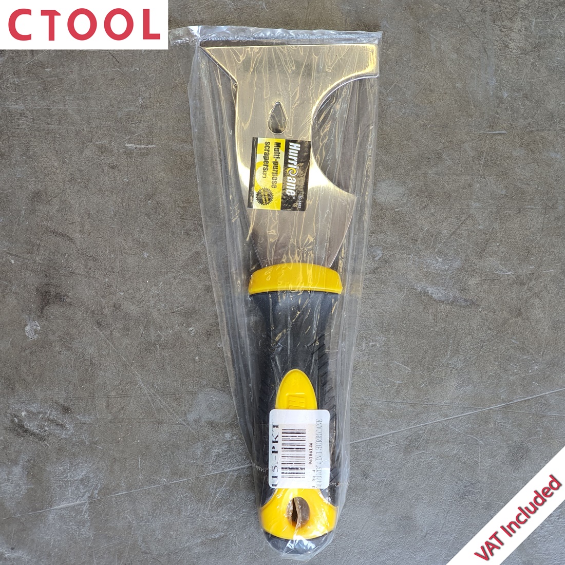 (สินค้าหมด)เกรียงโป๊วสี เกียงโป้วสี สแตนเลส 3" Hurricane ของแท้ - Authentic Stainless Scraper - ซีทูล Ctool