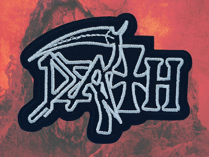 DEATH 'Logo' Embroidered Patches อาร์มแบบปัก