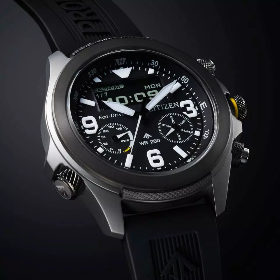 Citizen JV1007-07E นาฬิกาผู้ชาย Promaster Land U822 Eco-Drive Men's Watch