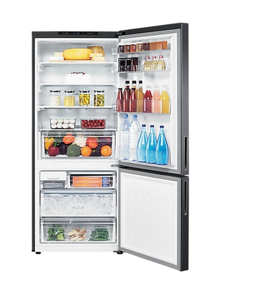 [ผ่อน0%] Samsung ตู้เย็น 2 ประตู 15.3 คิว RL4003SBAB1 ช่องฟรีซสล่าง สี BLACK MATT (ชลบุรีส่งฟรี)