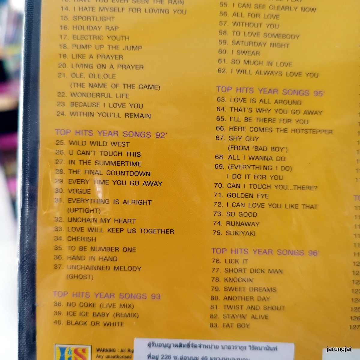 mp3 top hits year songs 1990-1999 lambada thai na na have you ever seen the rain cd mp3 aps s inter