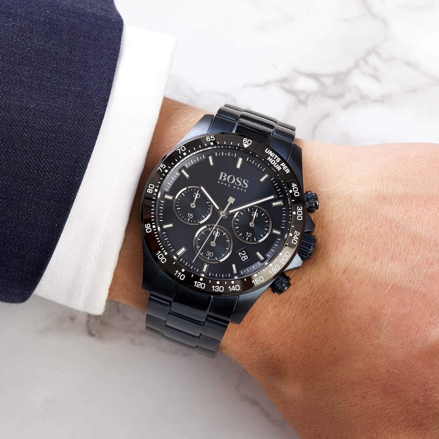 Hugo Boss 1513758 นาฬิกาผู้ชาย Hero Chronograph Quartz Men's Watch