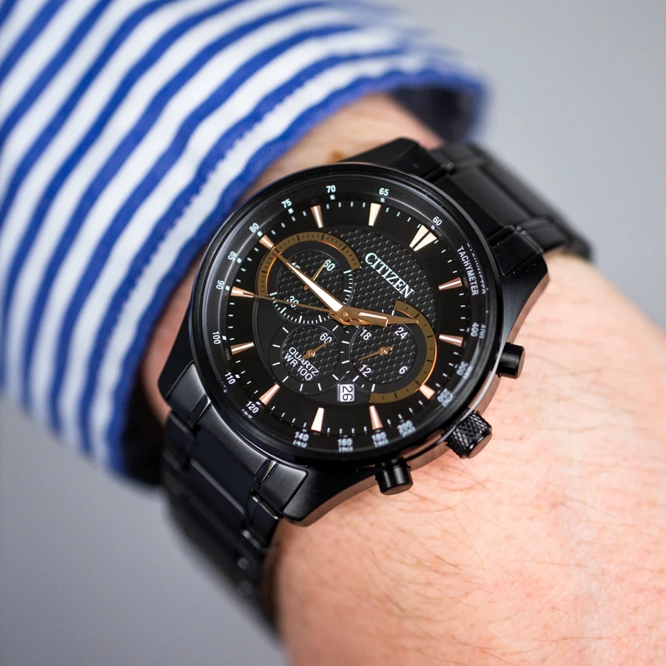 Citizen AN8195-58E นาฬิกาผู้ชาย Chronograph Quartz Men's Watch