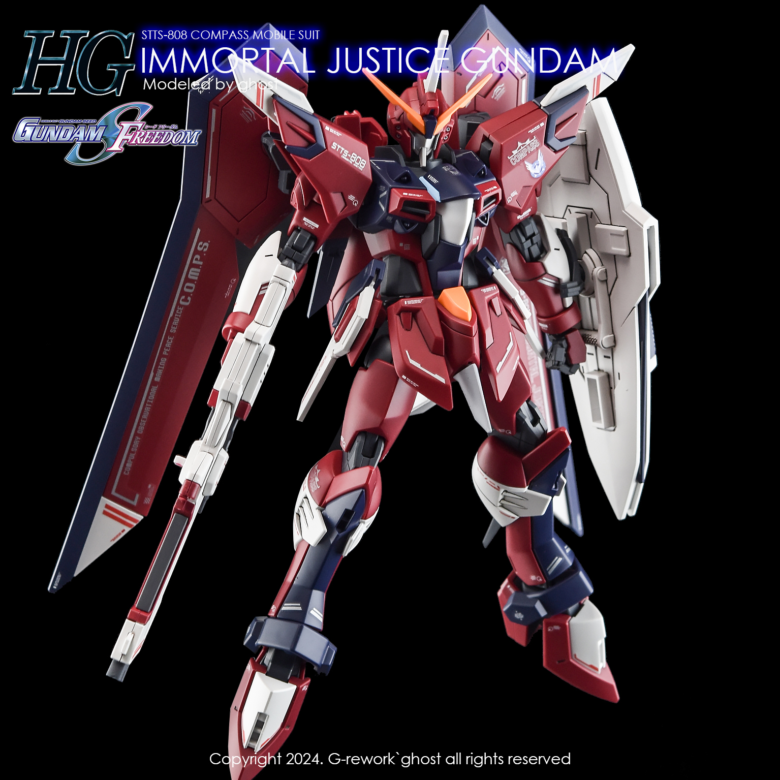 G-REWORK CUSTOM DECAL HG IMMORTAL JUSTICE GUNDAM