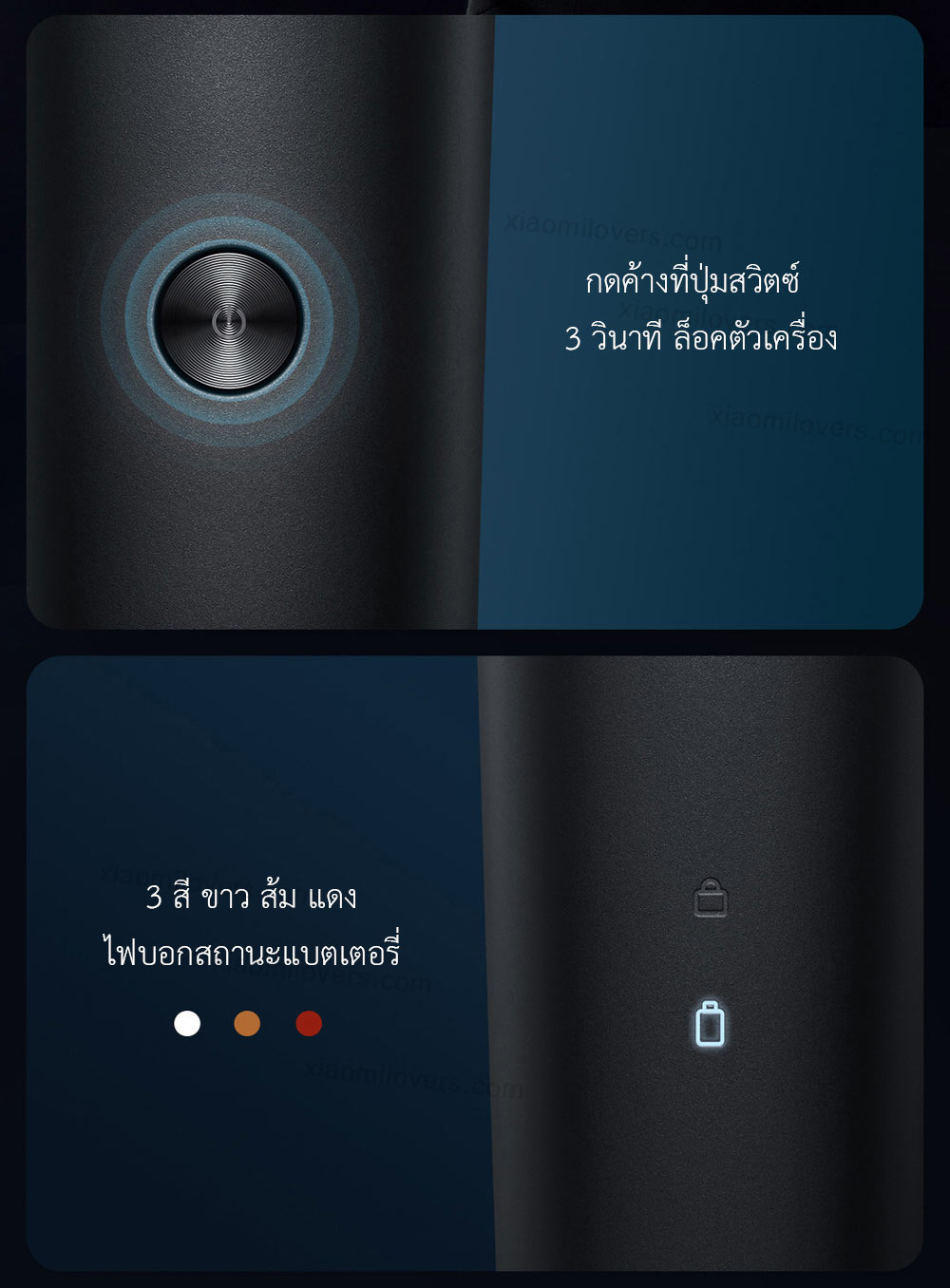 Xiaomi Mijia Five Blades Electric Shaver - เครื่องโกนหนวดไฟฟ้าแบบ 5 ใบมีด