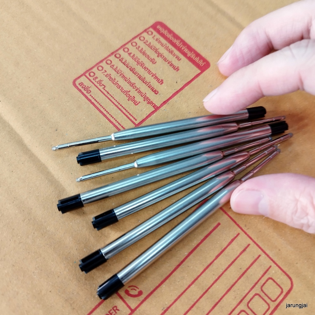 ไส้ปากกา หมึกสีดำ ไส้ปากกาหรู คุณภาพดี ส่งจากไทย