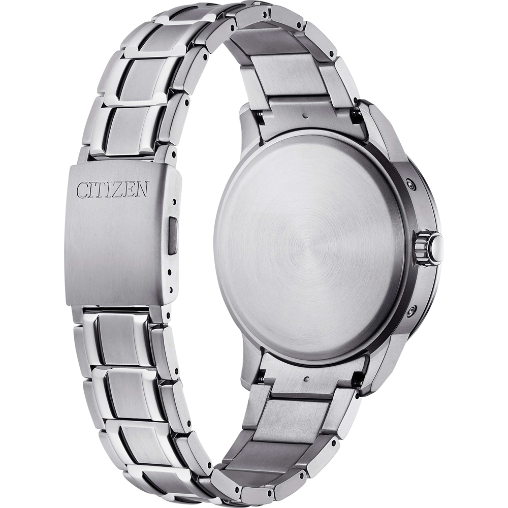 Citizen CB0190-84L นาฬิกาผู้ชาย Eco-Drive Radio Controlled Super Titanium Perpetual Calender World Time Men's Watch