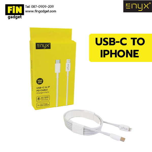 สายชาร์จ Enyx EC-07 PD fast charge 3.0 USB C to iPhone