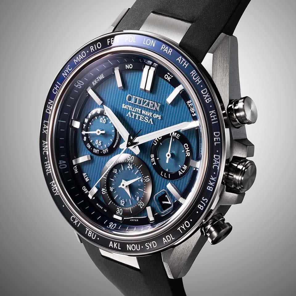 Citizen CC4050-18L นาฬิกาผู้ชาย Eco-Drive Satellite Wave GPS Men's Watch
