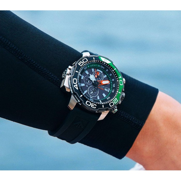 Citizen BJ2168-01E นาฬิกาผู้ชาย Promaster Divers Eco-Drive Men's Watch