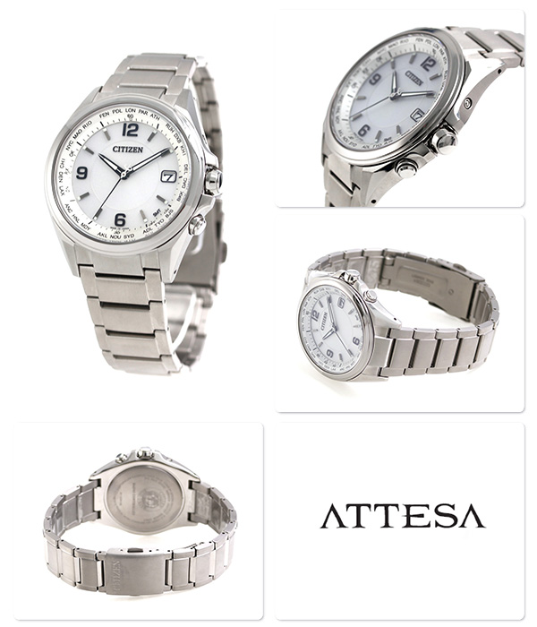 Citizen CB1070-56B นาฬิกาผู้ชาย Eco-Drive Attesa Radio Controlled Made in Japan Men's Watch