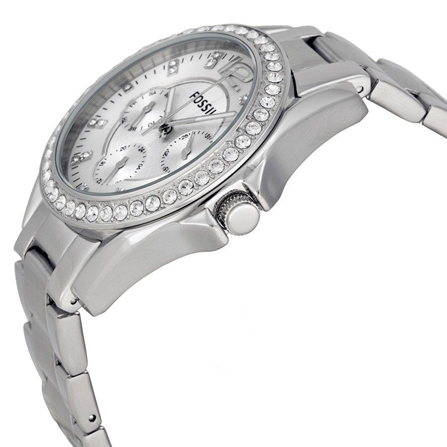 Fossil ES3202 นาฬิกาผู้หญิง Fossil รุ่น ES3202, Riley Multifunction Crystal Women's Watch