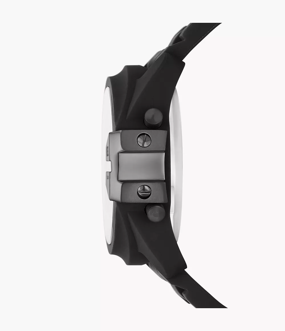 Diesel DZ2158 นาฬิกาผู้ชาย Master Chief Digital Black Silicone Quartz Men's Watch