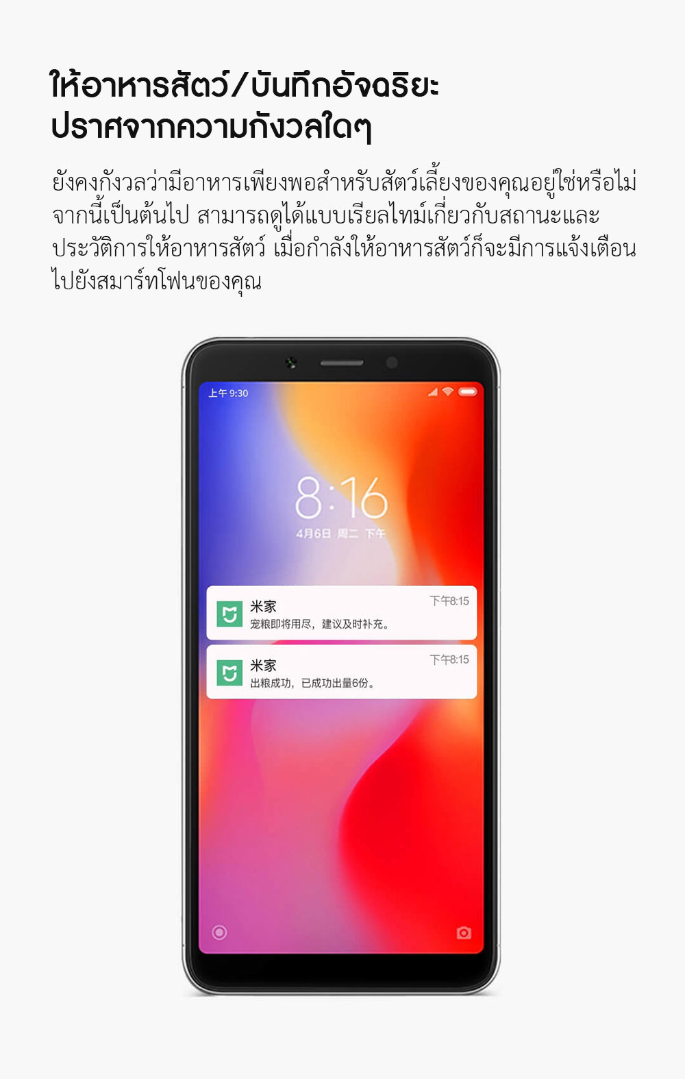 Xiaomi PETONEER Smart Visual Pet Feeder - เครื่องให้อาหารสัตว์อัจฉริยะ