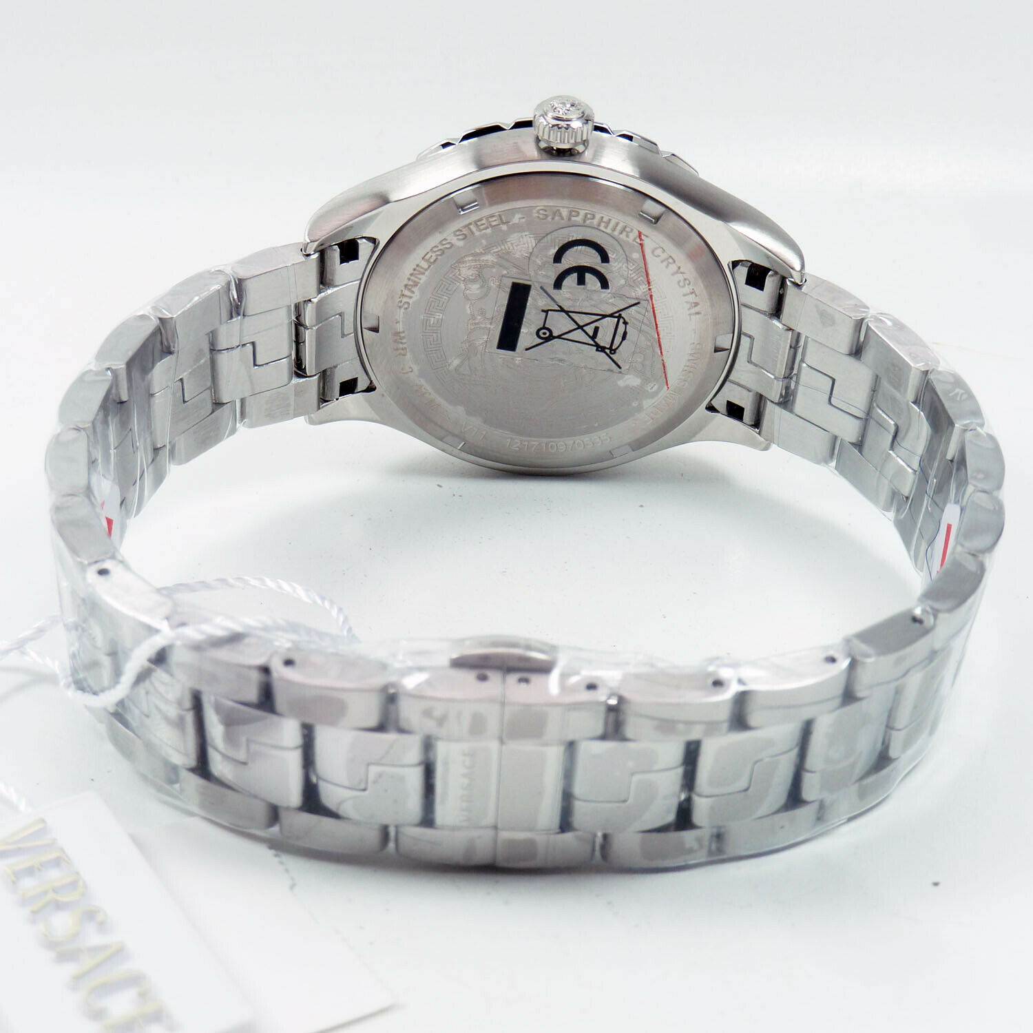 Versace V11010015 นาฬิกาผู้ชาย Hellenyium GMT Quartz Swiss Made Men's Watch