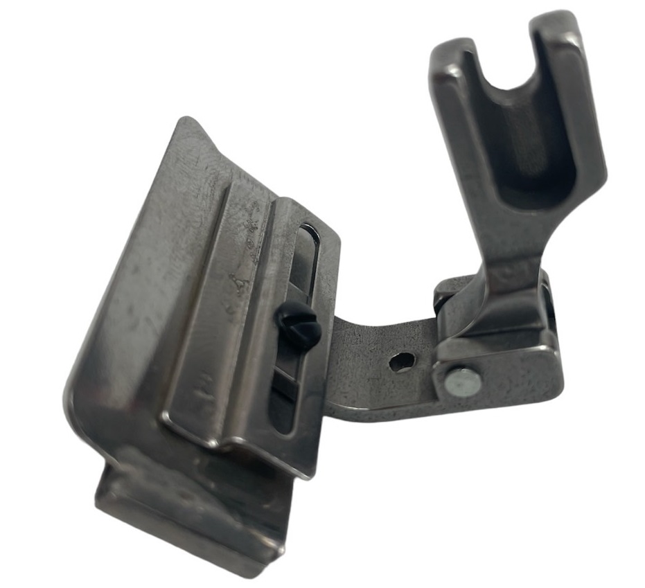 ตีนผีใส่เทป ขนาด 10มิลลิเมตร ถึง 25มิลลิเมตร สำหรับจักรอุตสาหกรรมเข็มเดี่ยวปรับขนาดได้ตามความกว้างของ เทปหรือลูกไม้