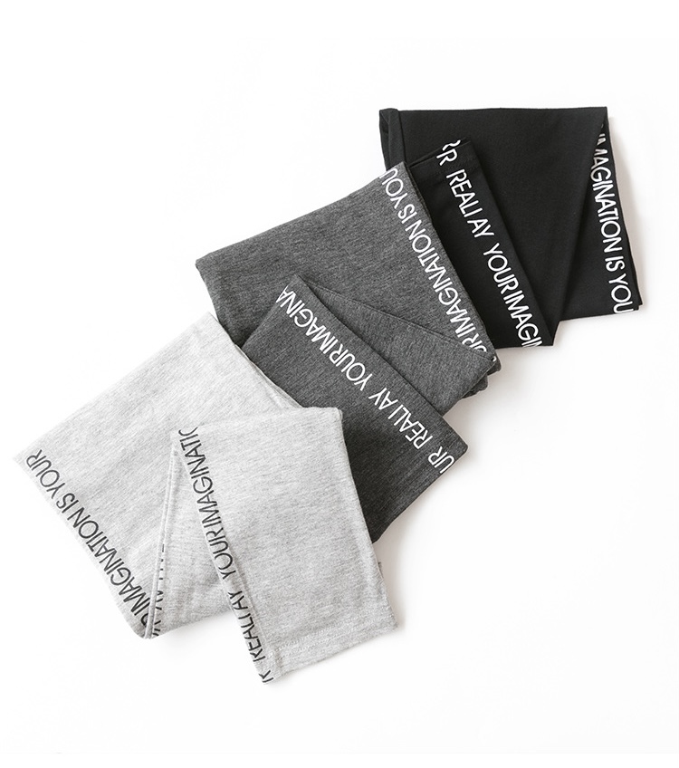 เลคกิ้งคนท้องขายาว ผ้านิ่ม มีแถบลายอักษร ขา4ส่วน ใส่สบาย มีสายปรับขนาดครรภ์ มี3 สี M,L,XL