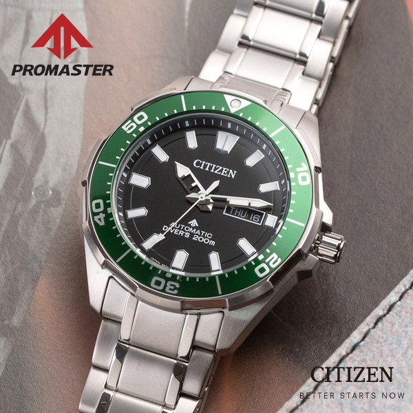 Citizen NY0071-81E นาฬิกาผู้ชาย Promaster Marine Automatic Divers Super Titanium Men's Watch