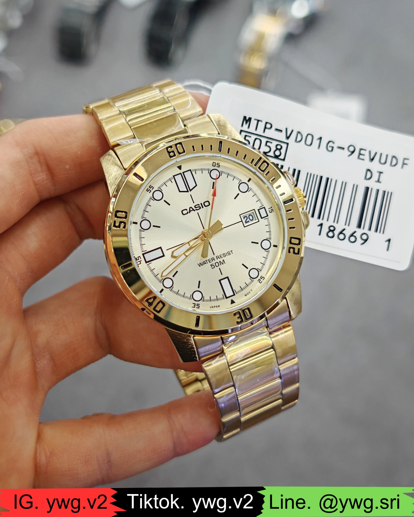 CASIO รุ่น MTP-VD01G-9E