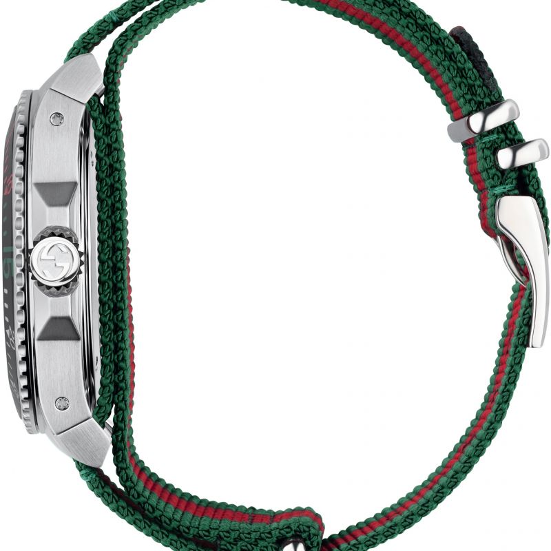 Gucci YA136209 นาฬิกา Dive Quartz 45mm Men's Watch