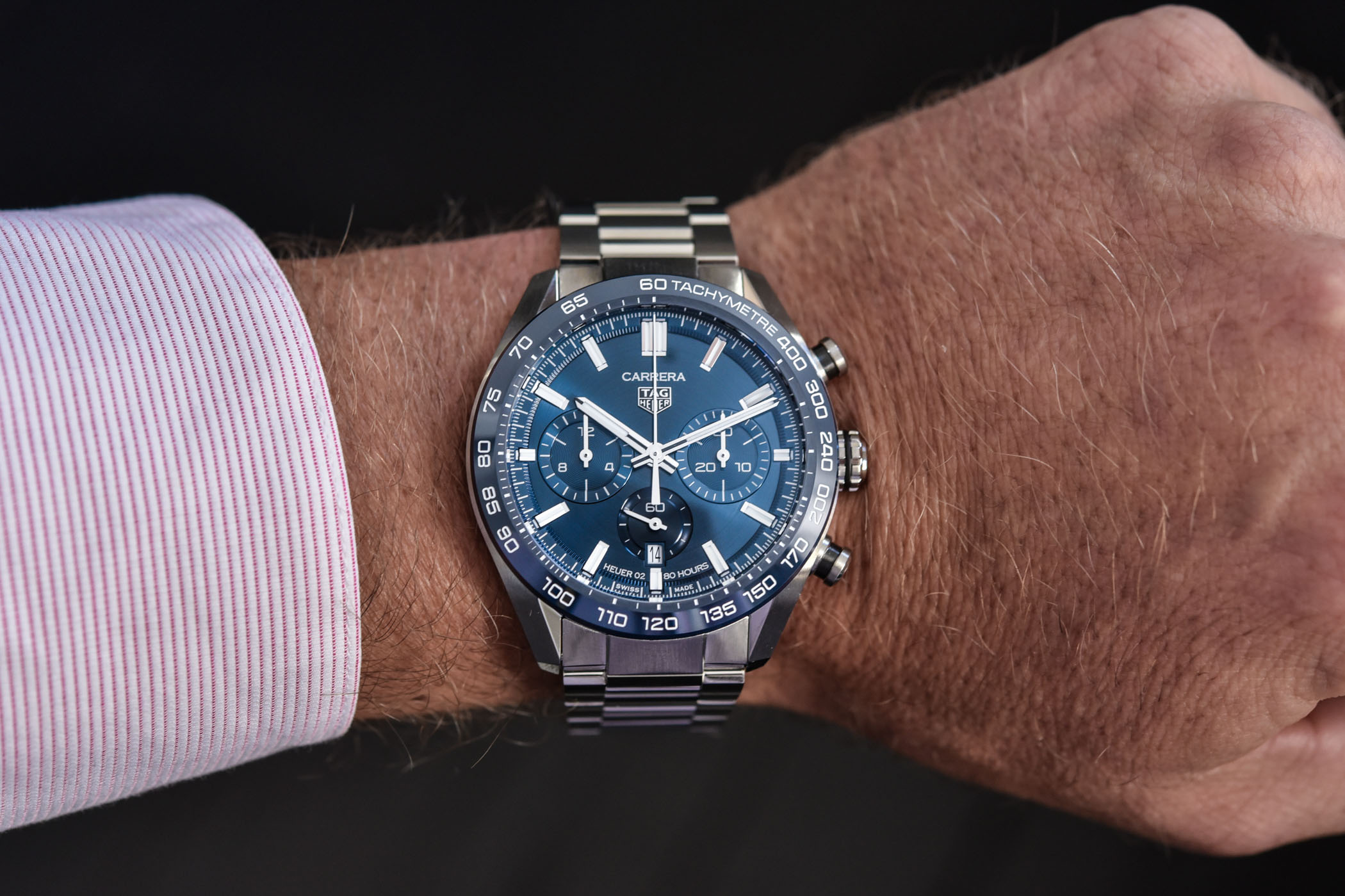 Tag Heuer CBN2A1A.BA0643 นาฬิกาผู้ชาย Carrera Chronograph Automatic Men's Watch