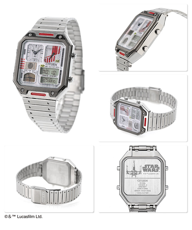 Citizen JG2131-51H นาฬิกาผู้ชาย Rebel Pilot Star Wars Limited 200 Pcs. Men's Watch