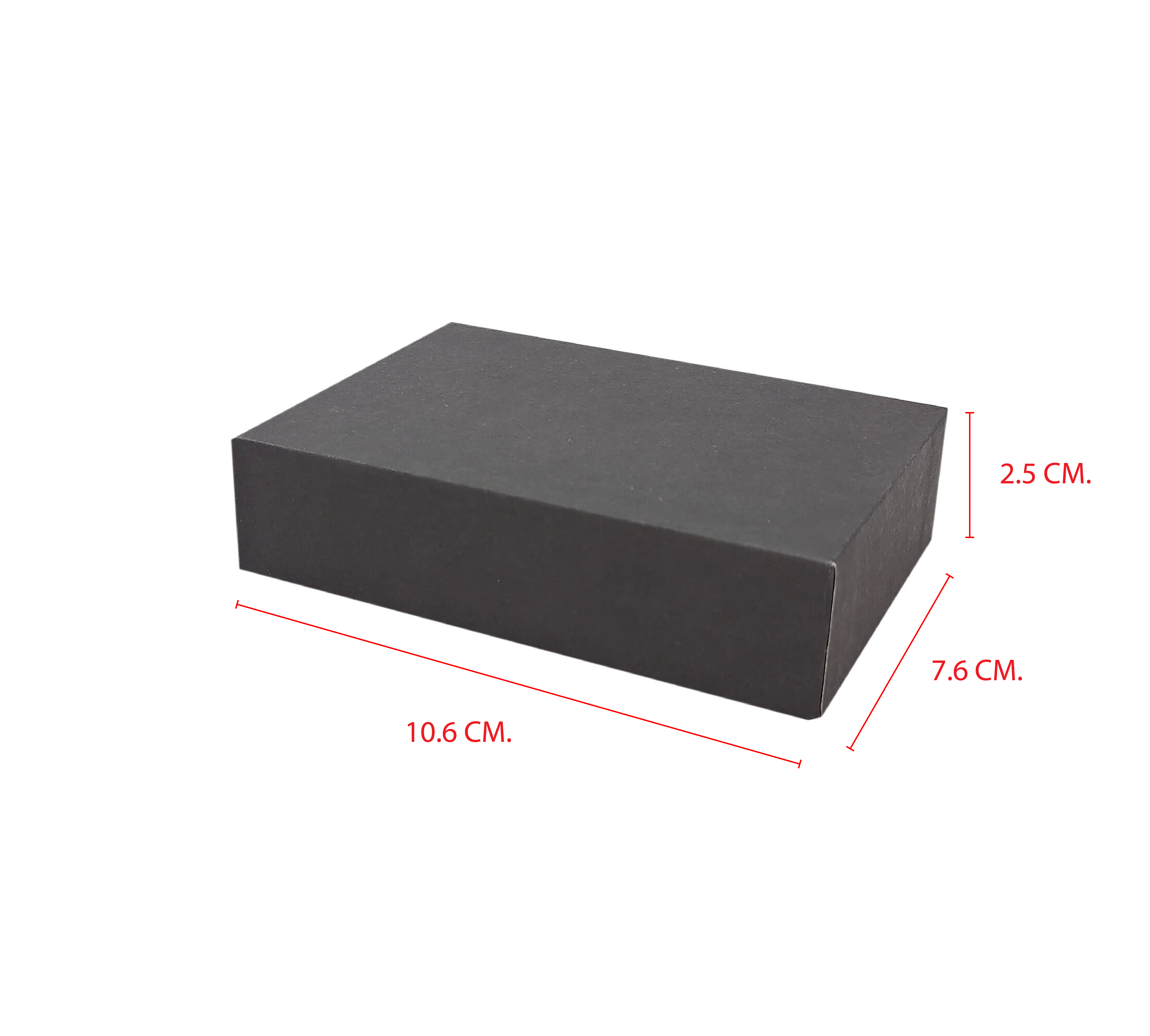 RC601 กล่องจั่วปัง ทรงฝาครอบไม่เต็มใบ ขนาด 7.6 x 10.6 x 2.6 ซม. ฝาสูง 2.5 ซม.