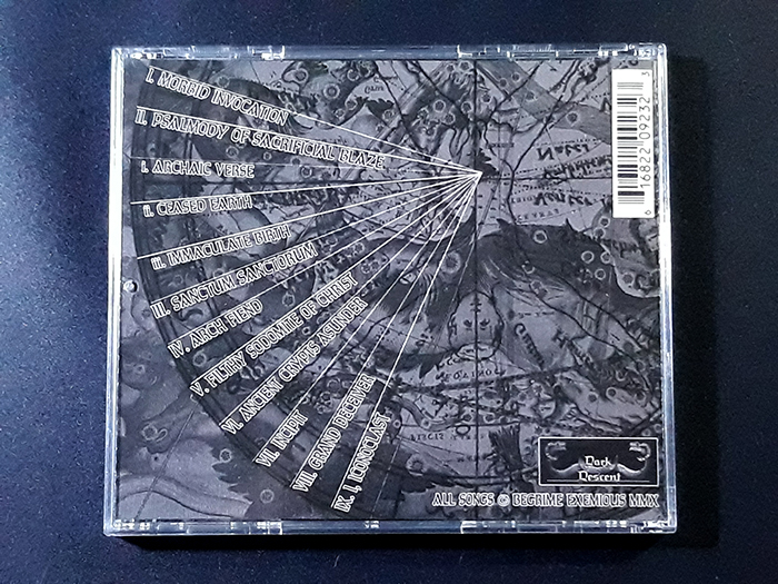 BEGRIME EXIMIOUS'Impending Funeral Of Man' CD
