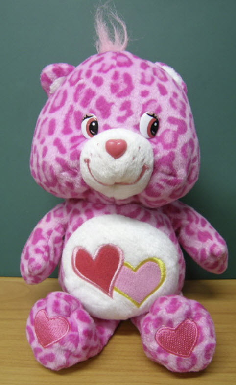 Love-A-Lot Bear ลายชมพู ขนาด 10 นิ้ว (มือสอง)